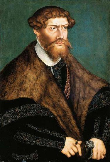 Lucas Cranach the Younger Portrait of Philip I, Duke of Pomerania. oil painting image